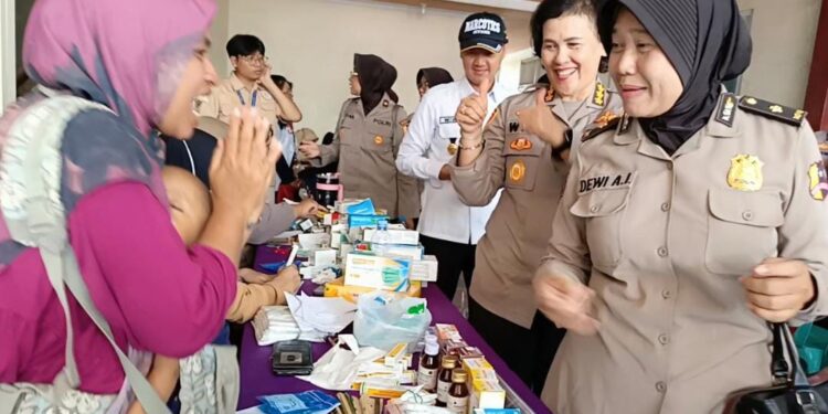 Polwan BNN RI gandeng JIS Indosat dan Unilever untuk Lakukan Ini di Gunung Putri