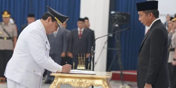 Asmawa Tosepu Resmi di Gantikan Bachril Bakri jadi Pj  Bupati Bogor