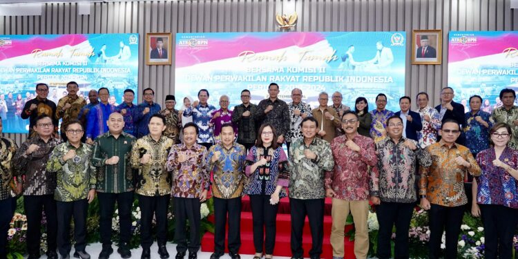 Ketua Komisi II DPR RI Akui Hubungan Mitra Kerja Paling Akrab dengan Kementerian ATR/BPN
