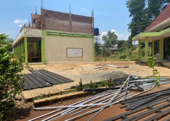 Pasca di Terjang Angin Ribut, Begini Kondisi SMPN 4 Gunung Putri
