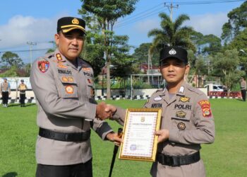 Tangkap Pelaku Curanmor saat Lepas Dinas, Personel Polda Lampung dapat Hadiah Sekolah Inspektur Polisi dari Kapolri