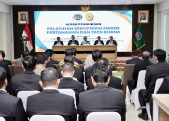 Gelar Sertifikasi Hakim Bersama Mahkamah Agung, Menteri AHY Tekankan Pentingnya Kolaborasi untuk Hadirkan Keadilan bagi Masyarakat