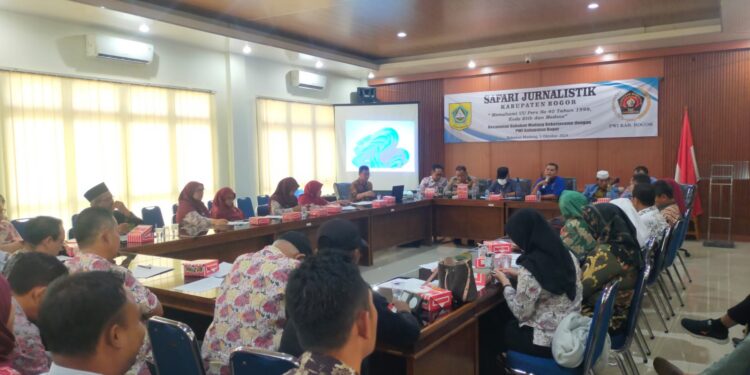 PWI Kabupaten Bogor Blusukan beri Pemahaman Kode Etik Jurnalistik