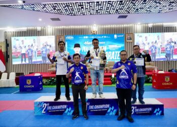 SELAMAT, Kanwil BPN Provinsi Jawa Tengah jadi Juara Umum Pertandingan Karate HANTARU 2024