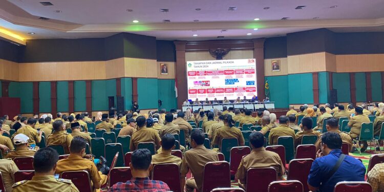 Rakor Persiapan Pilkada, Pj Bupati akan Beri Reward bagi Pemilih Diatas 85 Persen