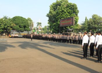 Polres Bogor Gelar Apel Kesiapan Jelang Pelantikan Presiden dan Wakil Presiden 2024 -2029