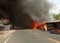Puntung Rokok Hanguskan Rumah dan Kios di Tajur