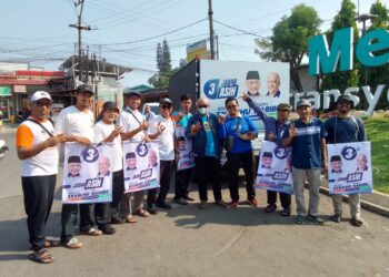 DPC PKS Cileungsi Promosikan Paslon Cagub dan Cawagub Ahmad Syaikhu-Ilham Habibie