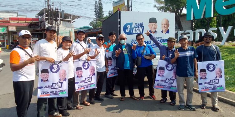DPC PKS Cileungsi Promosikan Paslon Cagub dan Cawagub Ahmad Syaikhu-Ilham Habibie