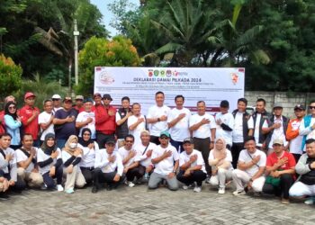 Deklarasi Damai Pilkada 2024, Camat Cileungsi: Tim Pemenangan Paslon Harus Bertanggungjawab Penuh