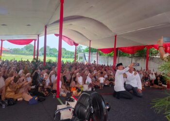 Jaro Ade Sapa Warga Jonggol, H.Mulyadi Ajak Warga Dukung Paslon Nomor Urut 1