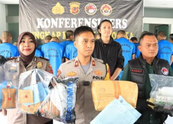 37 Tersangka Pengedar Narkotika ditangkap Polres Bogor, Segini Barang Buktinya