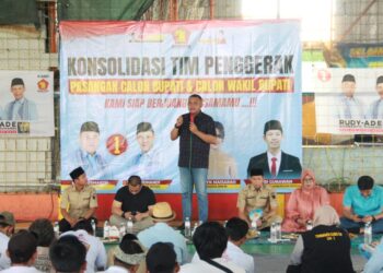 Setengah TPS akan Hilang, Rudy Susmanto Minta Relawan Aktif Sosialisasi ke Masyarakat Pilih Nomor 1