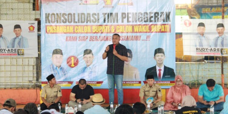 Setengah TPS akan Hilang, Rudy Susmanto Minta Relawan Aktif Sosialisasi ke Masyarakat Pilih Nomor 1