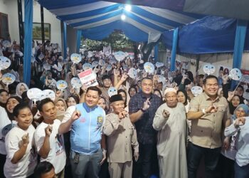 Sapa Warga Sukaraja dan Babakan Madang, Cabup Rudy Susmanto Targetkan Kemenangan 80 Persen