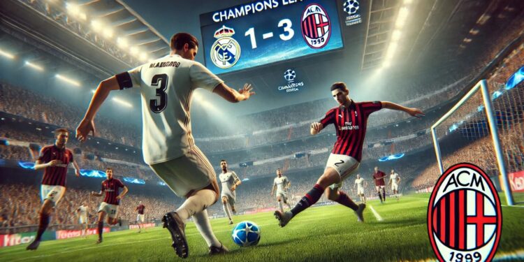 AC Milan Bungkam Real Madrid dengan Skor 3-1 di Liga Champions