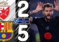 Barcelona pesta Gol dimarkas Red Star, Menang 5-2 di Liga Champions