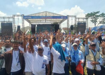 Pasangan Calon Wali Kota Bogor Gelar Pesta Rakyat di Tanah Sareal