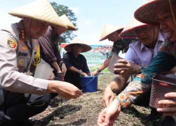 Serentak, Polri Luncurkan Gugus Tugas Ketahanan Pangan