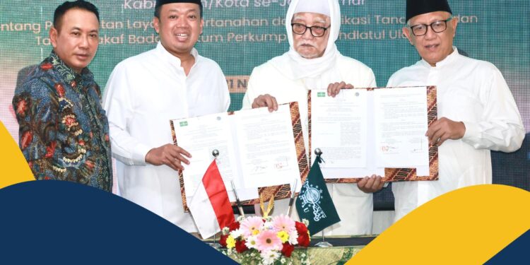 Kerja Sama Kanwil BPN Provinsi dan Kantah se-Jawa Timur dengan PWNU, Menteri Nusron: Untuk Percepatan Sertipikasi Tanah Milik NU