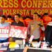 Tersangka Pidana Narkotika di Amankan Polresta Bogor Kota, Satu Diantaranya Ketua Geng Tawuran