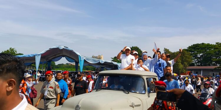 Ribuan Masyarakat Tumpah di Sentul, Rudy : Saya Minta Maaf Udah Bikin Macet