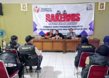 Jelang Pilkada, 456 PTPS se – Kecamatan Gunung Putri Diberikan Pembekalan Teknis