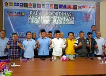 Tim Pemenangan Paslon Bupati Bogor Nomor Urut 01 Release Hasil Quick Count Pilkada 2024