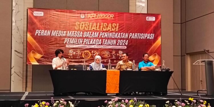 KPU Kabupaten Bogor Kumpulkan Awak Media, Ini Tujuannya