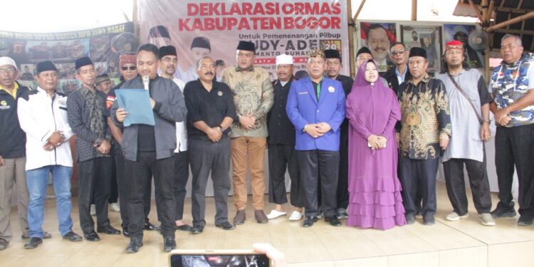 10 Ormas Kompak Nyatakan Dukungan untuk Paslon Rudy Susmanto-Jaro Ade