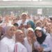 Senam Bareng Warga Pabuaran Mekar Cibinong, Cabup Bogor Rudy Susmanto Sumbang 1 Unit Ambulans