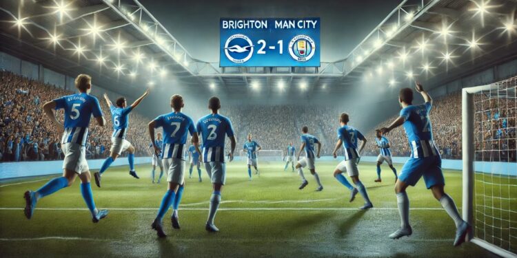 Brighton Sukses Tumbangkan Man City 2-1 di Liga Inggris, Gol Joao Pedro jadi Mimpi Buruk Man City