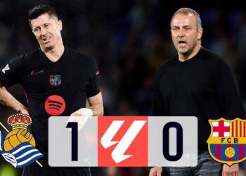 Real Sociedad Taklukkan Barcelona 1-0 di Stadion Anoeta, La Liga 2023/24