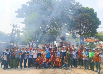 PKL Angkat Kaki, Taman KNPI Cileungsi tidak Kumuh Lagi