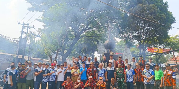 PKL Angkat Kaki, Taman KNPI Cileungsi tidak Kumuh Lagi