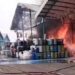 Pabrik Limbah di Jonggol Terbakar, Enam Unit Damkar Dikerahkan