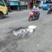 Baru Diperbaiki Jalan milik Provinsi di Cileungsi sudah Berlubang