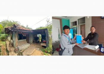 Portal Media Aktualita ajak YBM PLN Gunung Putri, Bangun Rumah Ibu Tuti