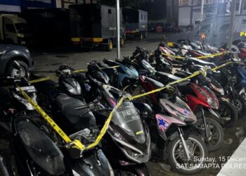 Razia Balap Liar, Polres Bogor Amankan 15 Unit Motor
