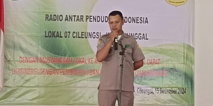 Terpilih Secara Aklamasi, Edi Kembali Nahkodai RAPI Lokal 07 Cileungsi -Klapanunggal