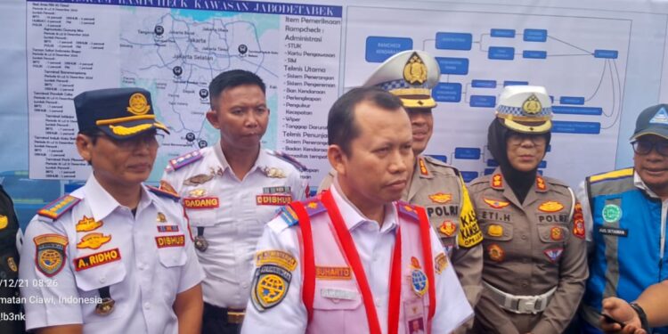 Kemenhub Gelar Ramp Check Kendaraan di Tol Jagorawi