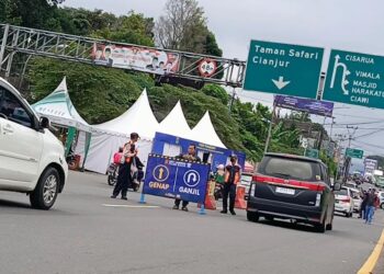 Ganjil Genap Mulai Diberlakukan di Simpang Gadog