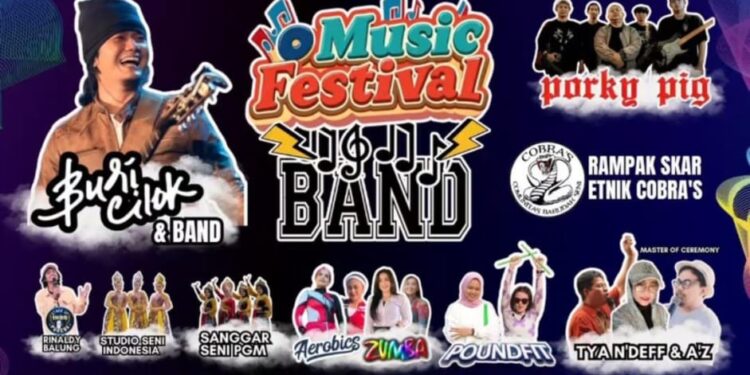 Festival Musik Band siap Gebrak Puncak Fest 2024
