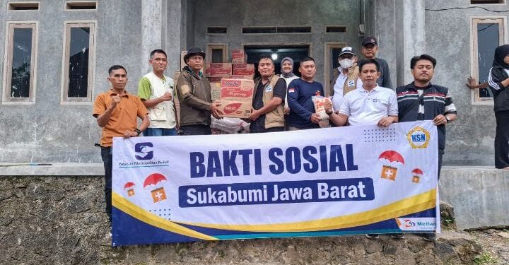 Yayasan Metropolitan Peduli Salurkan Bantuan untuk Korban Banjir Bandang Sukabumi