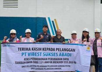 Srikandi PLN UP3 Gunung Putri Dukung Ekspansi dan Inovasi PT Vibest Sukses Abadi Melalui Kegiatan Tambah Daya