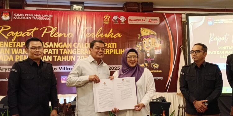 Sah !!! Maesyal-Intan Pemenang Pilkada 2024 Kabupaten Tangerang