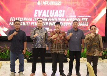 Pj Bupati Bogor Kumpulkan PPK dan KPU guna Evaluasi Pilkada 2024