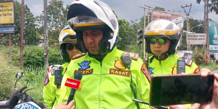 Antisipasi Kemacetan di Puncak Bogor, Satlantas Polres Bogor Berlakukan Oneway dan Gage
