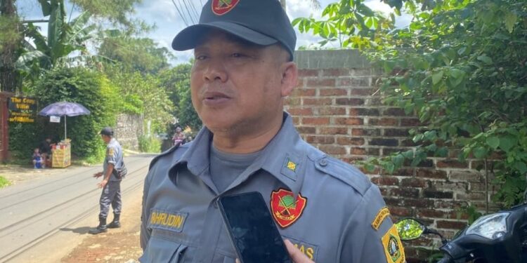 Antisipasi Joki Jalanan, Satlinmas Megamendung Tingkatkan Pengamanan