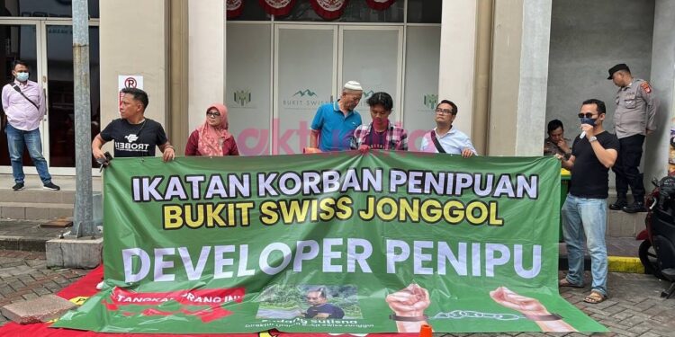 Ratusan Warga Bekasi jadi Korban Kavling Bukit Swiss Jonggol